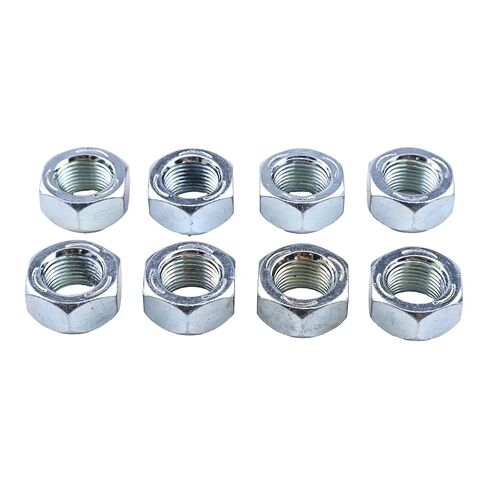 JEENDA 8Pcs Lug Nuts 8 x 5/8" Compatible with 5/8" Stud Trailer axle hub Dually & 17.5 Wheel w/Ring for 8k, 10k, 12k Axles in Saudi Arabia