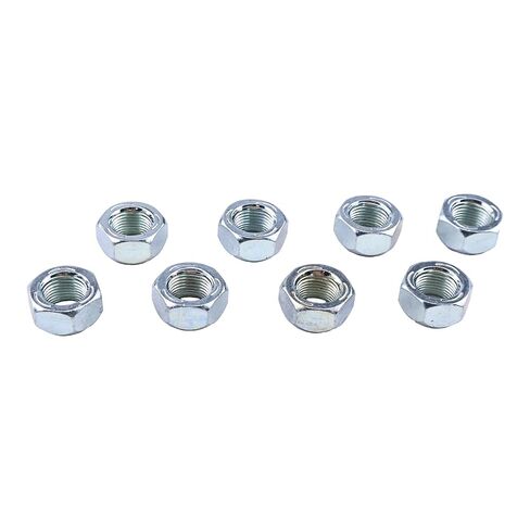JEENDA 8Pcs Lug Nuts 8 x 5/8" Compatible with 5/8" Stud Trailer axle hub Dually & 17.5 Wheel w/Ring for 8k, 10k, 12k Axles in Saudi Arabia
