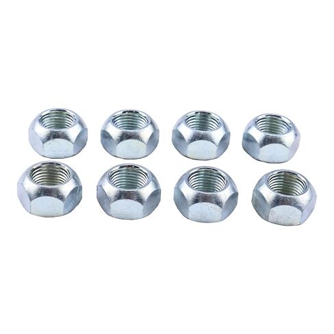 JEENDA 8Pcs Lug Nuts 8 x 5/8" Compatible with 5/8" Stud Trailer axle hub Dually & 17.5 Wheel w/Ring for 8k, 10k, 12k Axles in Saudi Arabia