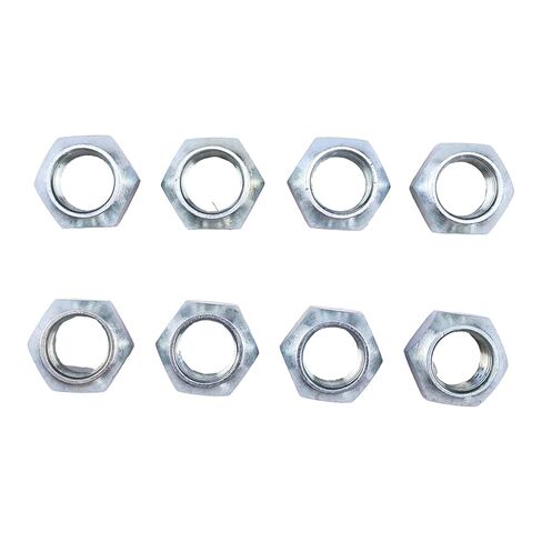 JEENDA 8Pcs Lug Nuts 8 x 5/8" Compatible with 5/8" Stud Trailer axle hub Dually & 17.5 Wheel w/Ring for 8k, 10k, 12k Axles in Saudi Arabia