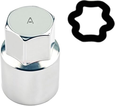#A for Toyota Wheel Lock Key Compatible Toyota Lexus Tacoma Wheel Locking nut Key Removal Tool in Saudi Arabia