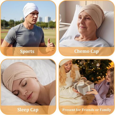 3 PCS Hijab Undercap Non Slip Hijab-Cap Under Caps for Hijabs Under Scarf Undercap for Women White, Black, Beige in Saudi Arabia