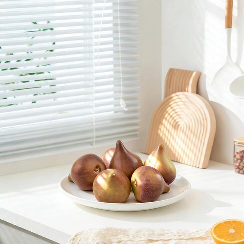 6 Pcs Artificial Figs, Realistic Fake Fig Fruit - Lifelike Foam Decorative Models for Home Kitchen Cabinet, Table Display, Vase & Bowl Filler, Photography Props, Supermarket Decor in Saudi Arabia