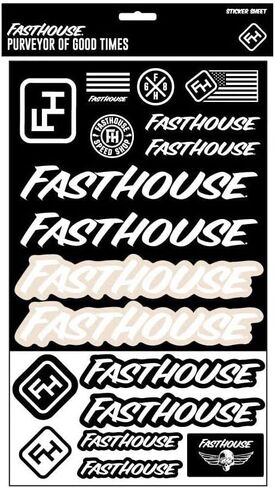 ورقة ملصقات FASTHOUSE B&W (أسود، مقاس واحد) in Saudi Arabia