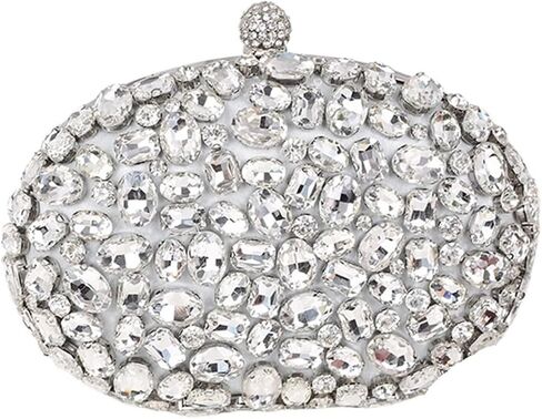 Golden Birthday Party Luxury Crystal Silver Diamond Evening Bags Women Purse Wedding Pink Bridal Boutique Clutch in Kuwait