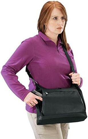 Gun Toten Mamas Concealed Carry Large Hobo Handbag, Black, One Size in Saudi Arabia