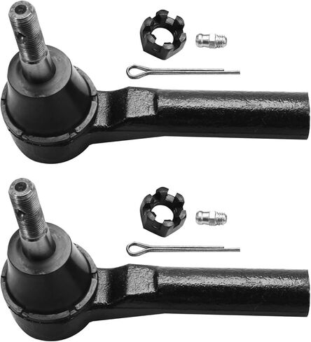 Detroit Axle - 4pc Front Suspension Kit for Dodge Journey Avenger Chrysler 200 Sebring 2 Outer Tie Rods 2 Lower Ball Joints Replacement in Saudi Arabia