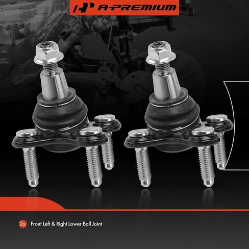 A-Premium 2 x Front Lower Ball Joint, Compatible with Volkswagen Atlas 2018-2021, Arteon 2019 in Saudi Arabia