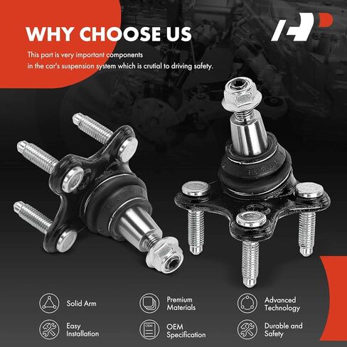A-Premium 2 x Front Lower Ball Joint, Compatible with Volkswagen Atlas 2018-2021, Arteon 2019 in Saudi Arabia