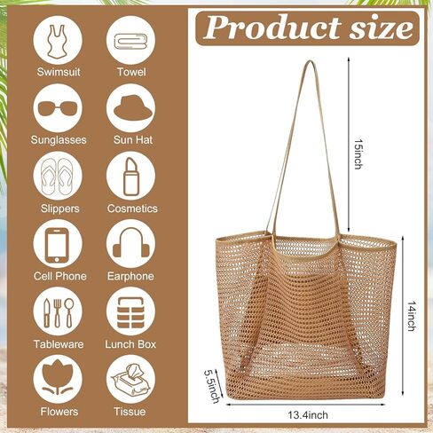 10 Pcs Beach Accessories Set Foldable Straw Hat Mesh Tote Bag Rattan Earrings Vacation Essentials Summer Boho Outfit Women Travel Essentials in Saudi Arabia
