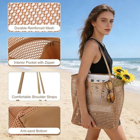 10 Pcs Beach Accessories Set Foldable Straw Hat Mesh Tote Bag Rattan Earrings Vacation Essentials Summer Boho Outfit Women Travel Essentials in Saudi Arabia