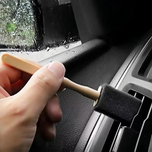 20 PcsCar Air Vent Cleaning Brush, Disposable Car Air Vent Cleaning Sponge Head, Mini Duster for Automotive AC Vents, Dashboard, Keyboard & Blinds in Saudi Arabia