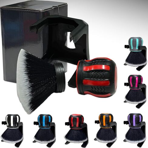 Ultra Soft Detailing Brush, Handle XL Brush - Ultra Soft Bristles, Multi-Color Handles, Removable Brush Heads, with Storage Rack, Covers Large Area Inside or Outside Vehicles (Blue) in Saudi Arabia