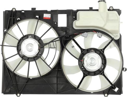Radiator Cooling Fan Dual Fans 620-555 Compatible with 2004 2005 2006 for Lexus for RX330 Radiator Condenser Fan Assembly Black in Saudi Arabia