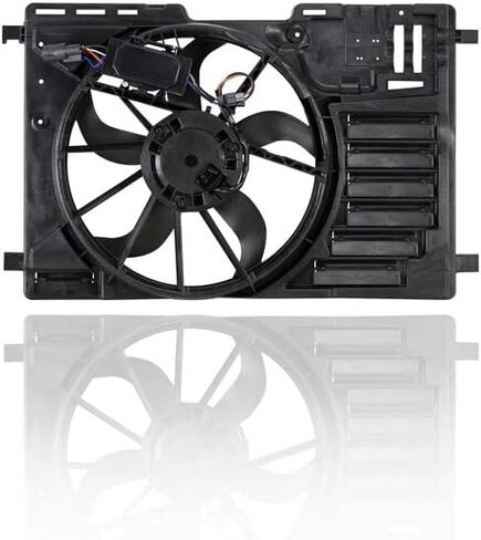 Cooling Direct Engine Cooling Fan Assembly - 34 Inch, 4-Pin, Compatible with '12-18 Ford Focus/ST Hatchback 4-Cylinder/2.0 Turbo, 14-18 Transit Connect 4-Cylinder/1.6 Turbo/2.5-Liter - CV6Z8C607P in Saudi Arabia