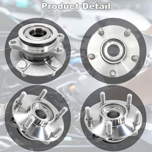 513298 Pair 2 Front Wheel Hub & Bearing Assembly for 2008-2013 Nissan Rogue 2014-2015 Rogue Select, for 2007-2012 Sentra 2.5L in Kuwait