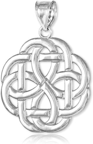 Sterling Silver Triquetra Celtic Trinity Pendant in Saudi Arabia