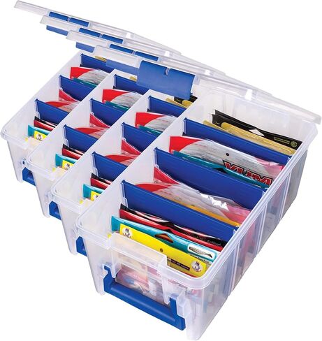 Flambeau Outdoors 4510 Super Half Satchel Soft Bait Organizer 15x8x6.25-Inch in Kuwait