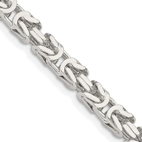 Sterling Silver Byzantine Chain 30" in Saudi Arabia