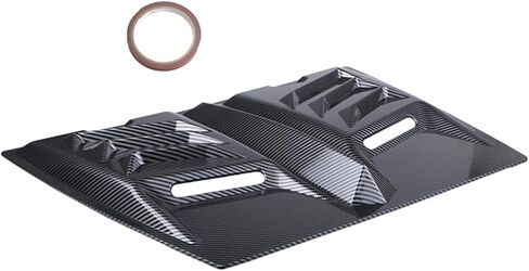 Auto Decorative Air Intake Hood Vent Bonnet Cover High Performance Automotive Accessories Universal, Black in Saudi Arabia