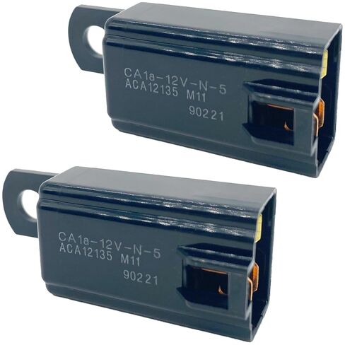 CA1a-12V-N-5 ACA12135 Relay (2-Pack) 12V DC 30A 4-Pin SPST مرحل طاقة السيارة متوافق مع الدراجات النارية والسيارات والمعدات الزراعية in Saudi Arabia