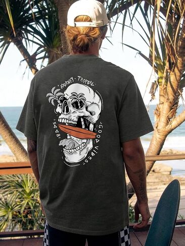 Men T Shirt, Short Sleeve Tee, Sizes S-XL in Saudi Arabia