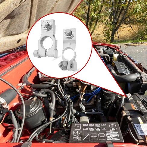 Positive & Negative Battery Terminal Kit for Toyota 4Runner 2010-2014 for Toyota RAV4 2013-2018 Battery Cable Terminal End Replace 90982-05056 90982-06059 2Pcs in Saudi Arabia