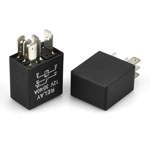 2 حزمة 90987-04004 مرحل متعدد الأغراض، 40A 12VDC 5 دبابيس توصيل متعدد الأغراض للسيارات لتويوتا/دينسو 156700-0860، 90084-98032 in Kuwait