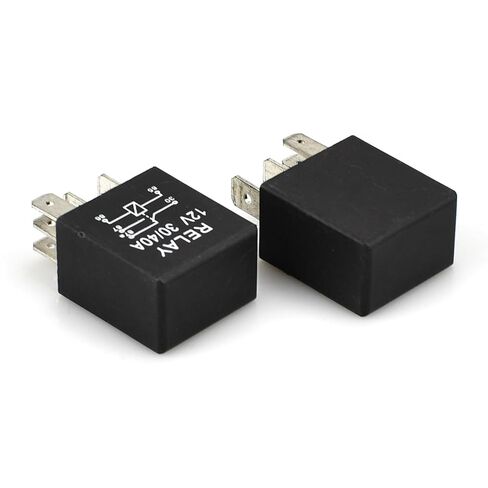 2 حزمة 90987-04004 مرحل متعدد الأغراض، 40A 12VDC 5 دبابيس توصيل متعدد الأغراض للسيارات لتويوتا/دينسو 156700-0860، 90084-98032 in Kuwait