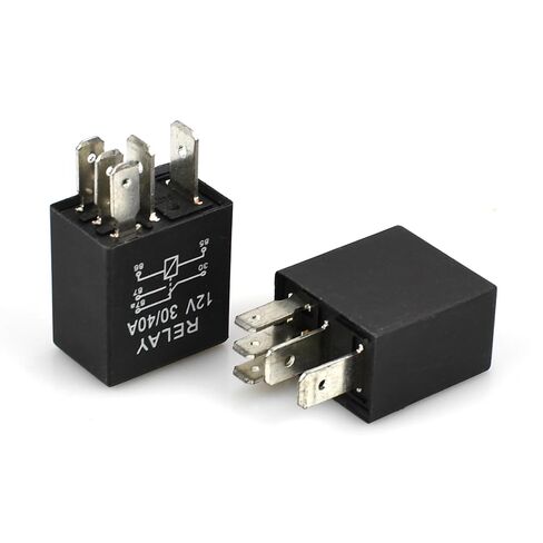 2 حزمة 90987-04004 مرحل متعدد الأغراض، 40A 12VDC 5 دبابيس توصيل متعدد الأغراض للسيارات لتويوتا/دينسو 156700-0860، 90084-98032 in Kuwait