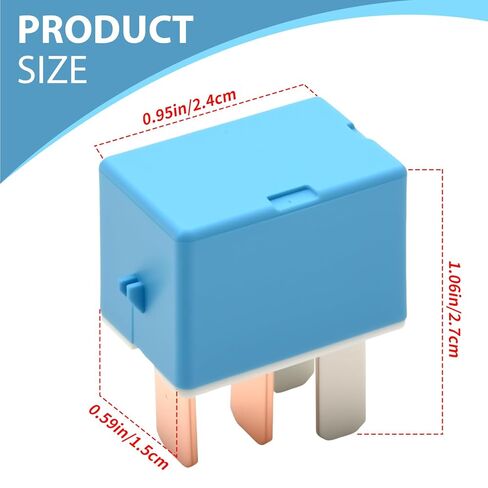 EATAKWARD 90987-02028 AC Replacement Relay 30A 12VDC, Automotive Relay 4-pin, Replaces 156700-3290 in Saudi Arabia