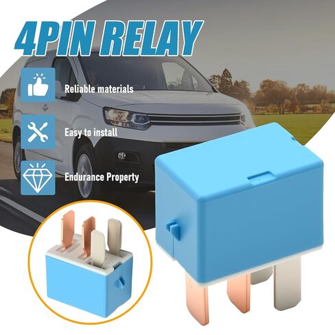 EATAKWARD 90987-02028 AC Replacement Relay 30A 12VDC, Automotive Relay 4-pin, Replaces 156700-3290 in Saudi Arabia