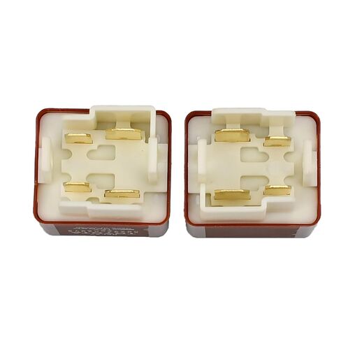 2-Pack 90987-02006,40A 12V DC 4-Pin SPST مرحل السيارات، مرحل السيارات متوافق مع مجموعة مختارة من Toyota Corolla/Camry/RAV4 وLexus - يعمل على إصلاح رمز P069E، ومروحة التبريد وفشل مضخة الوقود in Kuwait