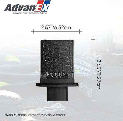 271505Z000 HVAC Manual Control Module Blower Motor Resistor Compatible with Infiniti QX56 Nissan Armada/Frontier/Pathfinder/Quest/Titan/Xterra Replace 271507S000 RU-365 in Saudi Arabia