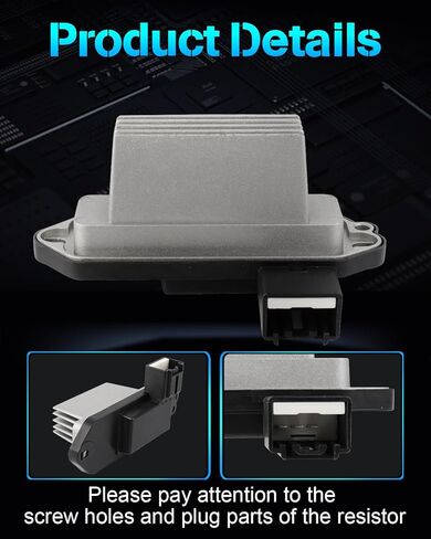 ECCPP AC Blower Motor Resistor Fit for 2008-2010,2012-2015 for Mazda 5 HVAC Heater Blower Resistor Control Module 973-247, 973247, 973 247, RU742, 4P1704, CE4961B15 HVAC Resistor Regulator Replacement in Saudi Arabia