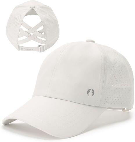 FURTALK Womens Baseball Caps Ponytail Hat Adjustable Criss Cross Mesh Back & Quick Drying Trucker Hats Women in Saudi Arabia
