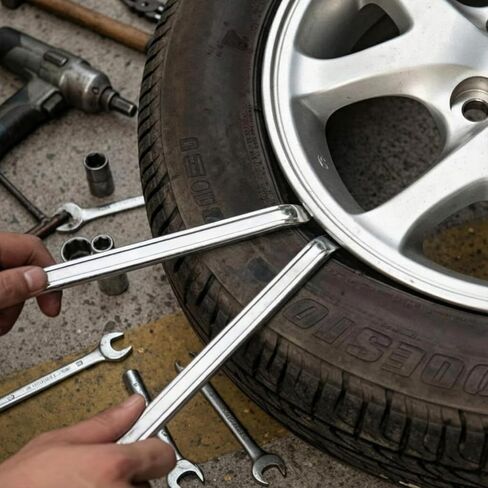 Zonon 4 Pcs 20 Inch Tire Spoons Iron Heavy Duty Tire Changing Tool Levers Bar Professional Changing Tool for Installing and Removing and Repairing Wheel for Cars Motorcycles Dirt bike Lawn Mower Spoon in Saudi Arabia