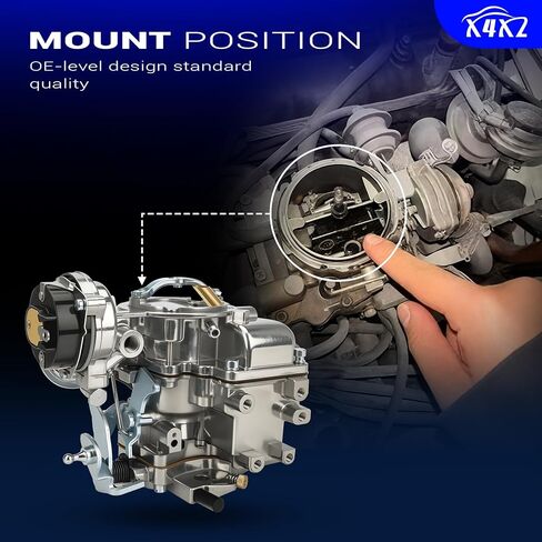 مكربن ​​D5TZ9510AG لفورد 240 250 300 6 سلندر 1975-1982 شاحنة فان بيك اب مع خنق تلقائي - كارتر YF YFC1 نوع 1 برميل المكربن ​​استبدال # D4PZ9510AC، RSC-300A، 6307S 6054، 6055 in Saudi Arabia