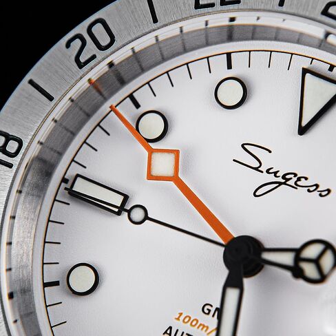 Sugess BB GMT S463.04 BGW9 LUME Sapphire Crystal Glass 100m Mens Sport Mechanical NH34 Movement Watch in Saudi Arabia