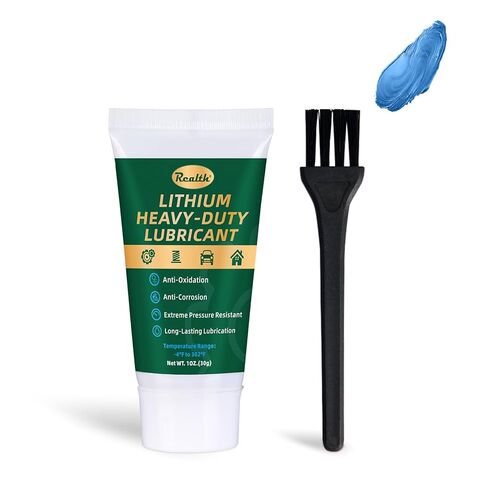 Realth Lithium Grease 1 oz High Temp Waterproof Synthetic Industrial Lubricant for Worm Gears, Rollers, Chains & Bearings, Ideal for Heavy-Duty Industrial & Automotive Use in Kuwait