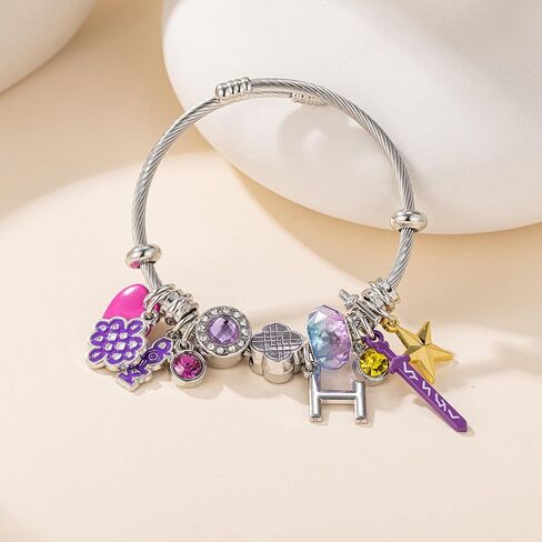 for KPop Bracelet Merch for Women Charms Bracelet Gifts for Fans Accessories Jewelry Friendship Merchandise Gifts in Saudi Arabia