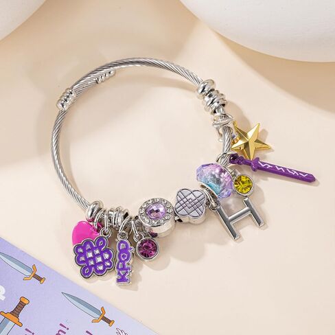 for KPop Bracelet Merch for Women Charms Bracelet Gifts for Fans Accessories Jewelry Friendship Merchandise Gifts in Saudi Arabia