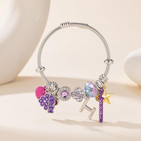 for KPop Bracelet Merch for Women Charms Bracelet Gifts for Fans Accessories Jewelry Friendship Merchandise Gifts in Saudi Arabia