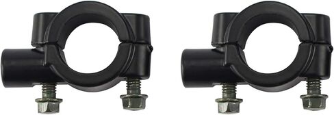 PRO BAT 8mm Thread Rear View Mirrors & Handle Bar Mirror Bracket Clamp for QMB139 50cc 150cc Scooter Motorcross Motorcycle PIT Trail Dirt Quad Bike ATV Buggy in Saudi Arabia