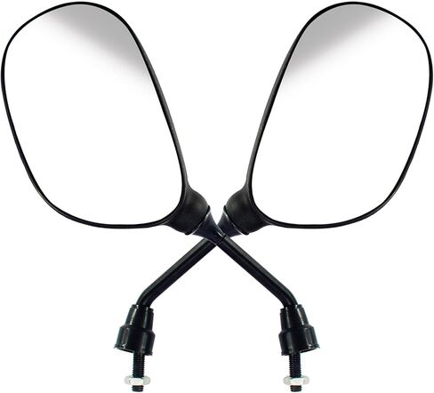 PRO BAT 8mm Thread Rear View Mirrors & Handle Bar Mirror Bracket Clamp for QMB139 50cc 150cc Scooter Motorcross Motorcycle PIT Trail Dirt Quad Bike ATV Buggy in Saudi Arabia