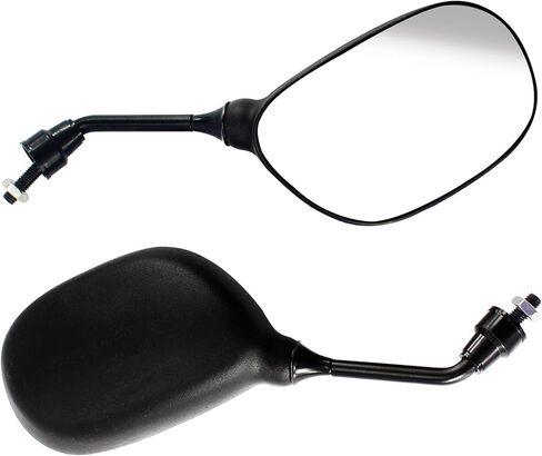 PRO BAT 8mm Thread Rear View Mirrors & Handle Bar Mirror Bracket Clamp for QMB139 50cc 150cc Scooter Motorcross Motorcycle PIT Trail Dirt Quad Bike ATV Buggy in Saudi Arabia