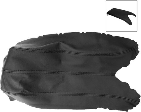 Center Console Lid Armrest Cover Real Leather Black Replacement for Acura RDX 07-12 Replacement for Acura RDX Accessories in Saudi Arabia