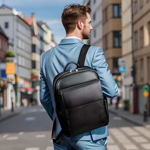 Laptop Backpack for Women Men Designer Style Business Computer Daypack Casual Gift Box (Black) in Kuwait