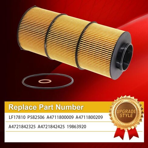 PF9908 Fuel Filter LF17800 Oil/Lube Filter Replace P582506 A4711800009 A4711800209 A4721842325 A4721842425 A4700903151 A4720900451 A4720900551 Compatible with DD13 DD15 DD16 Detroit Diesel Engine in Saudi Arabia
