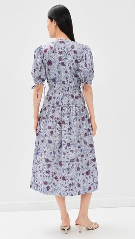 Ulla Johnson Women's Adriana Short Sleeve Cotton Dress in Saudi Arabia